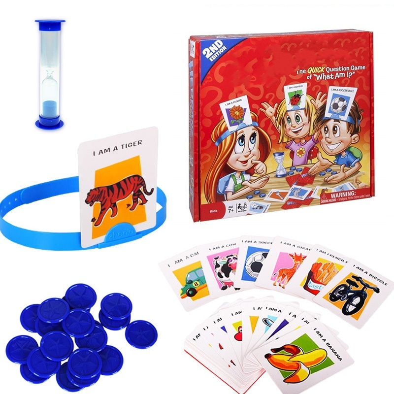 Board Game With Questions - Kids Funny Cards Board Game Toy