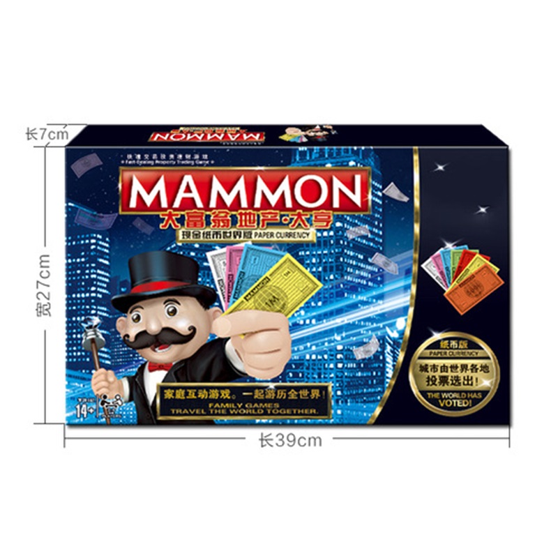 Board Game Monopoli - Family Party Fun Game Monopoly Board