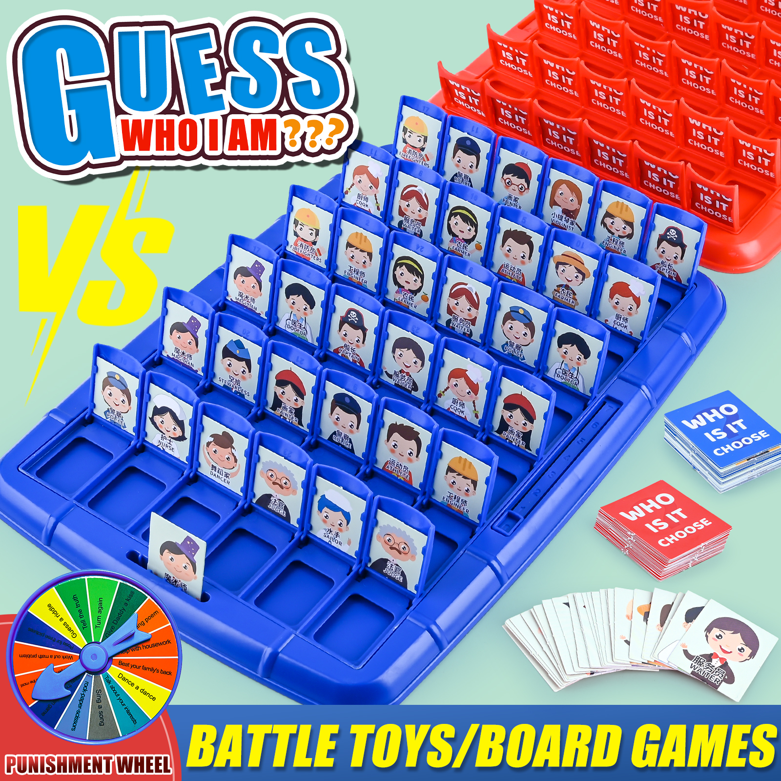 Board Game Pdf - Guess Who I Am, Children'S Puzzle