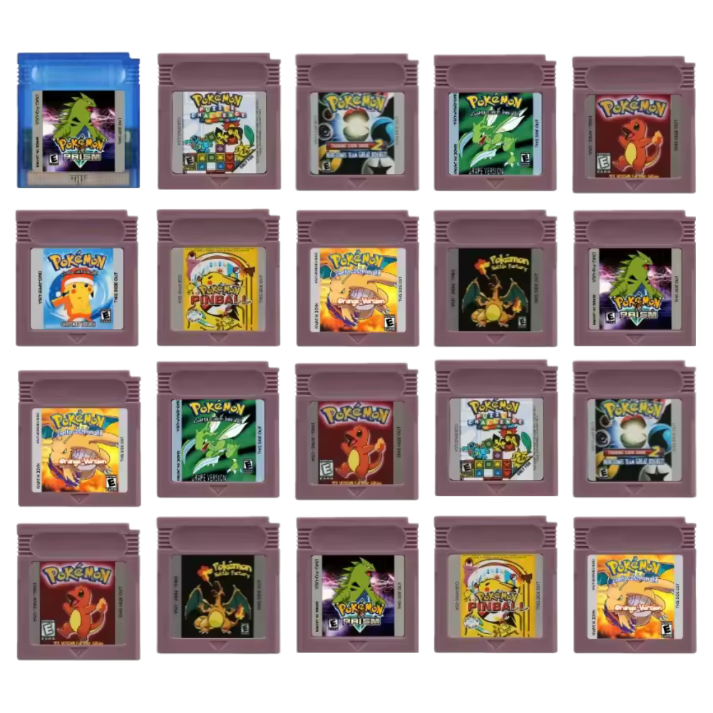Board Game Quiz - GBC Pokemon Series Game Cartridge Puzzle