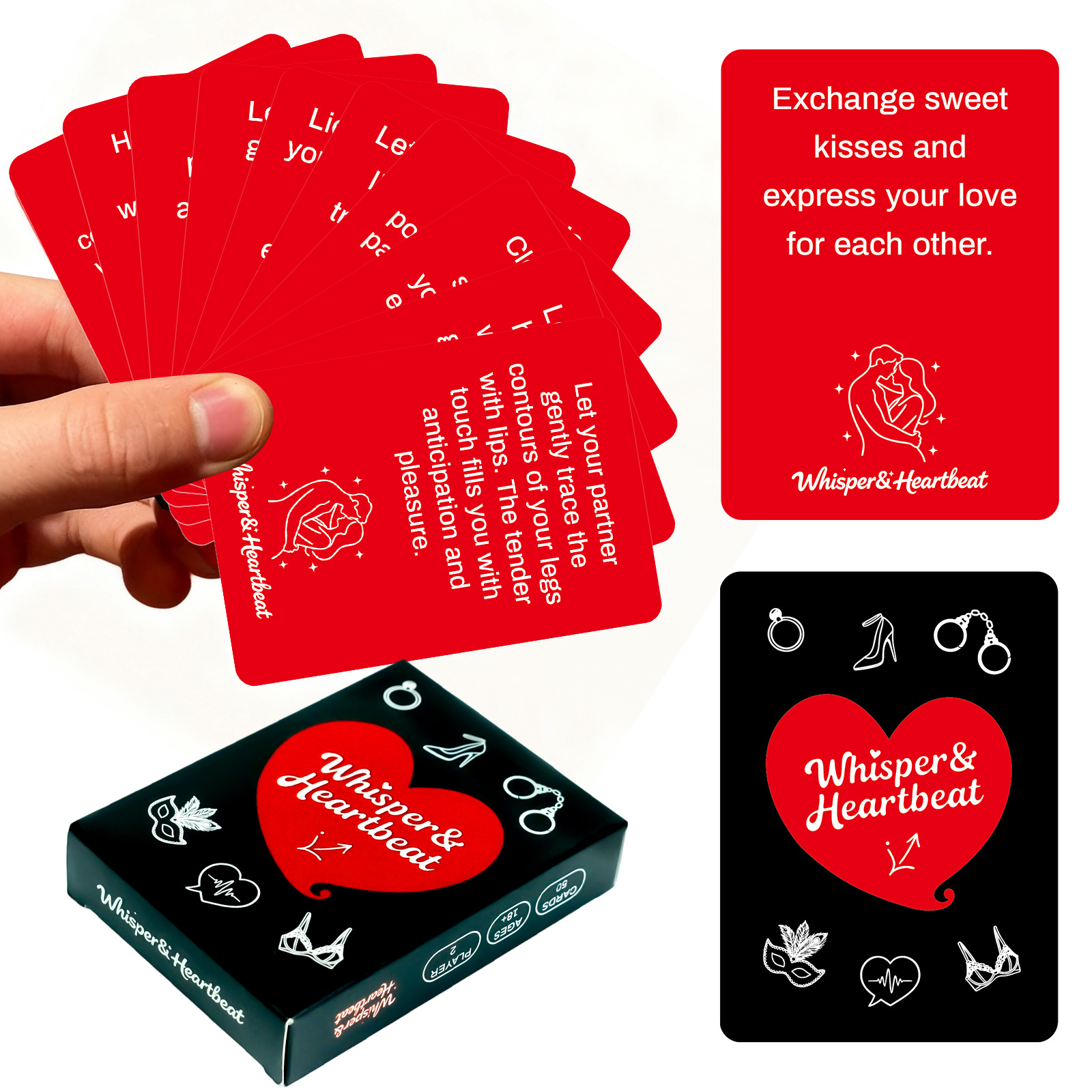 Board Game Quiz - 50PCS Card Couples Drinking Game Set,