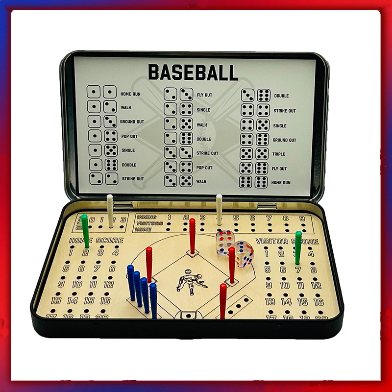 Board Game Viticulture - Travel Board Games Portable Wooden Baseball