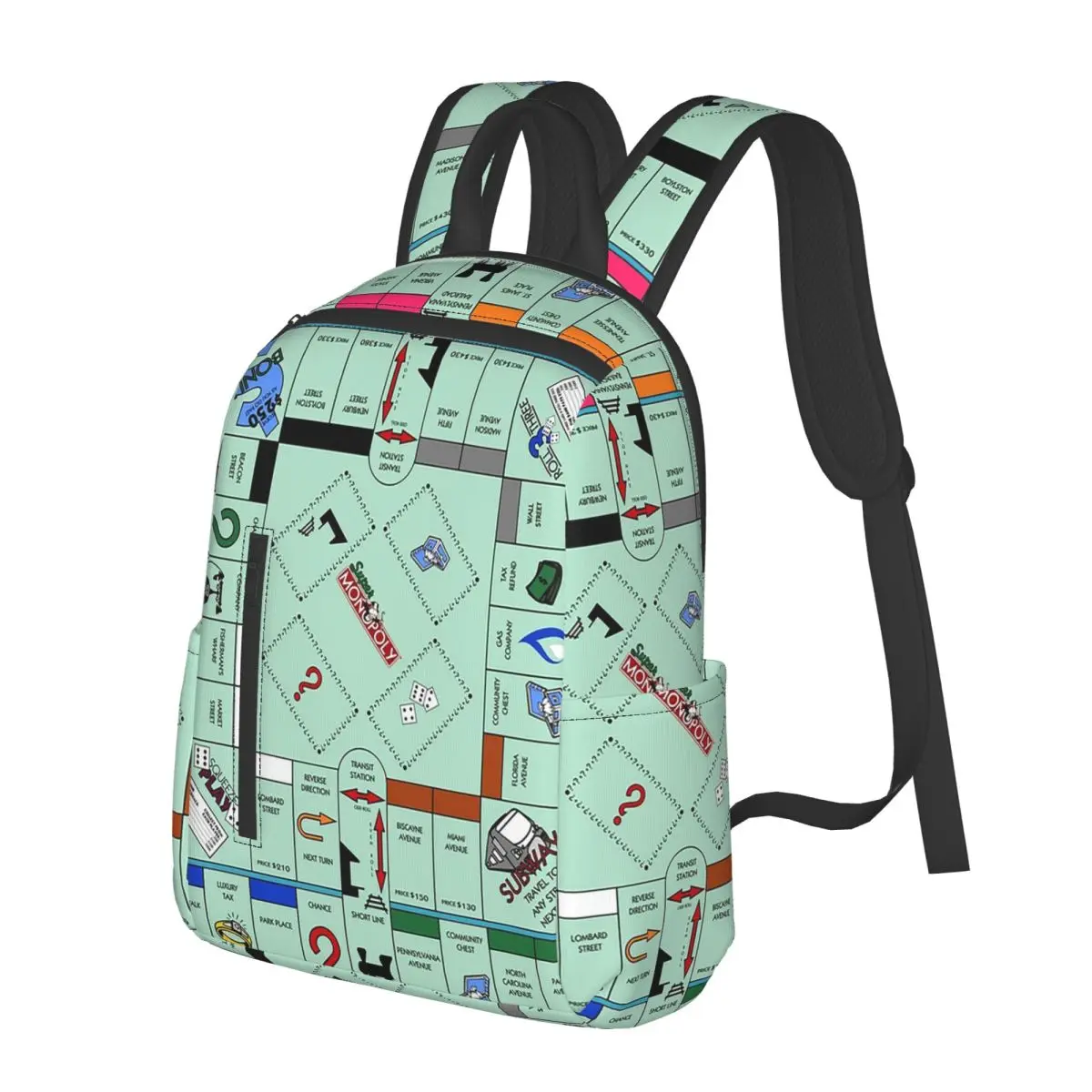 Board Game Monopoli - Monopoly Board Game Student Backpack School