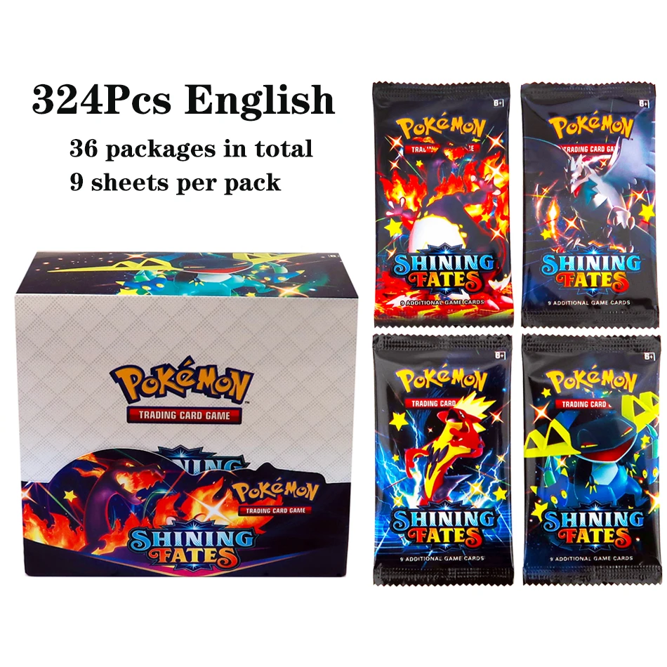324Pcs/box Pokemon TCG: Shinin – Board Game Movie Bewertung und Preis