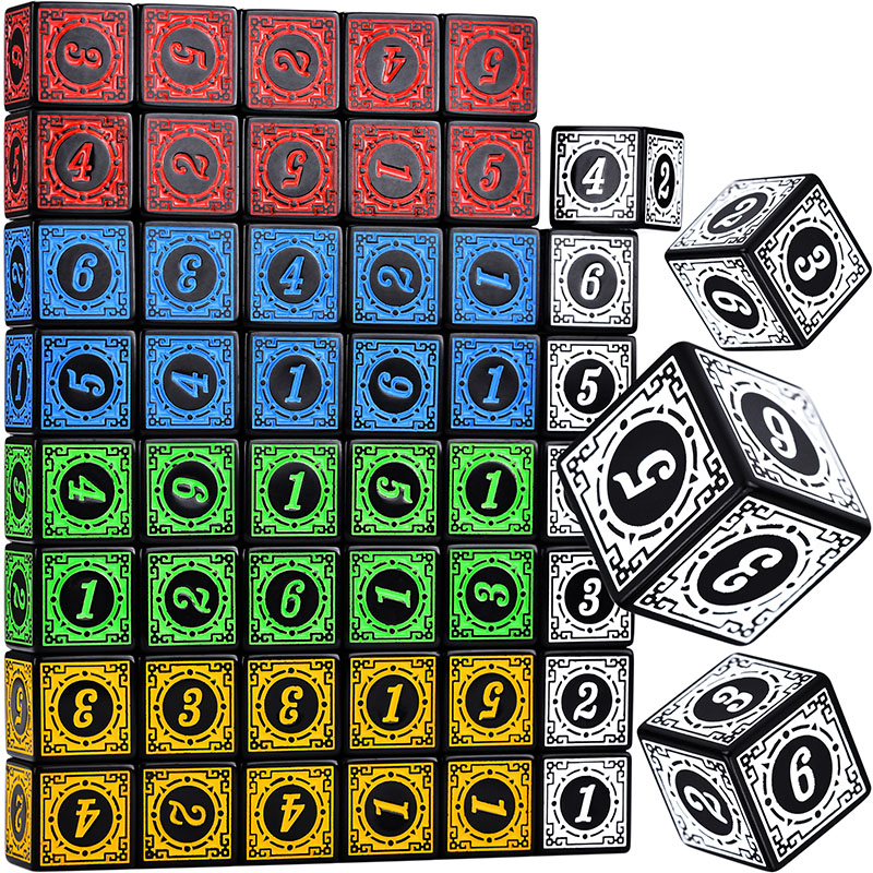 10PCS/Set Acrylic Dice Set D6  – Board Game Pandemic Bewertung und Preis