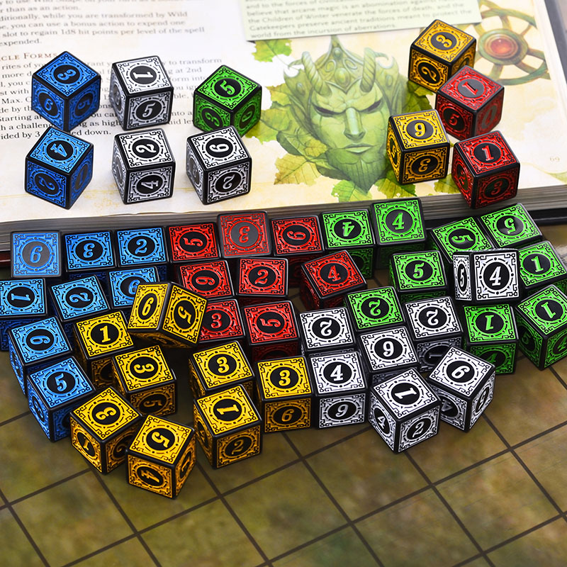 10PCS/Set Acrylic Dice Set D6  – Board Game Pandemic Bewertung und Preis