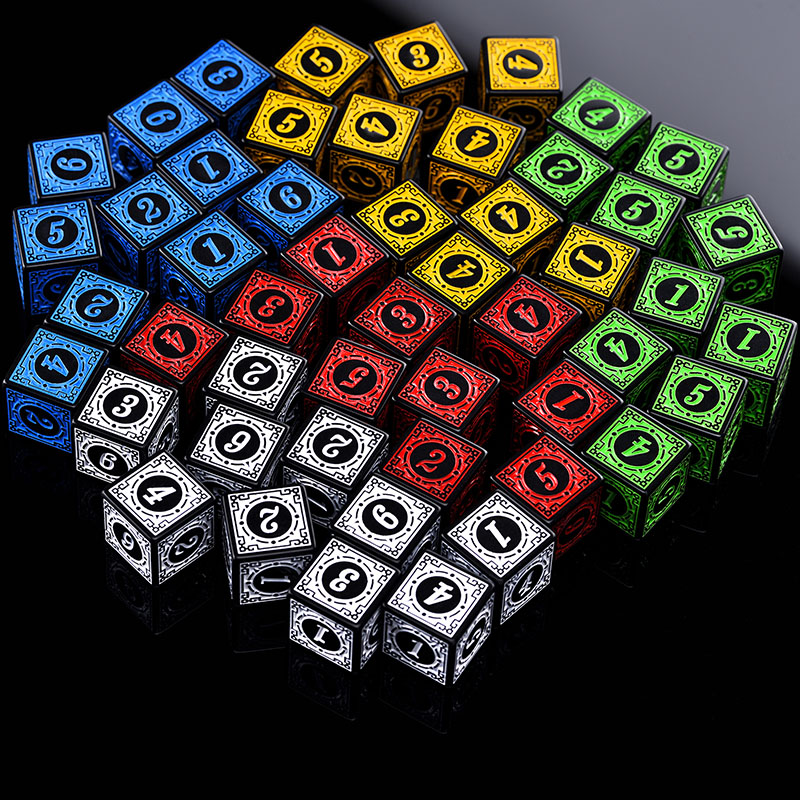 10PCS/Set Acrylic Dice Set D6  – Board Game Pandemic Bewertung und Preis