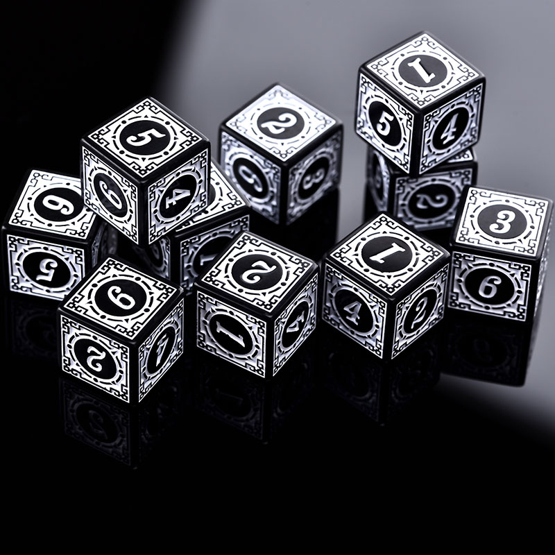 10PCS/Set Acrylic Dice Set D6  – Board Game Pandemic Bewertung und Preis