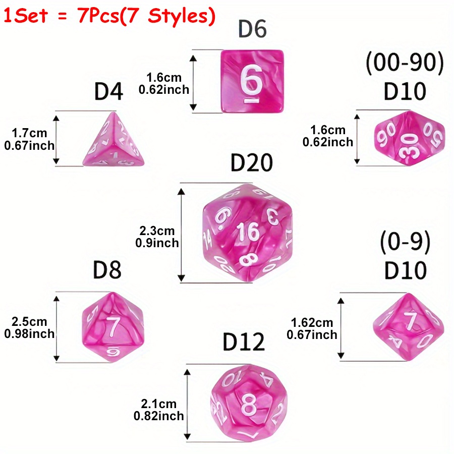 42pcs DND Dice Set with Black  – Board Game Pandemic Bewertung und Preis