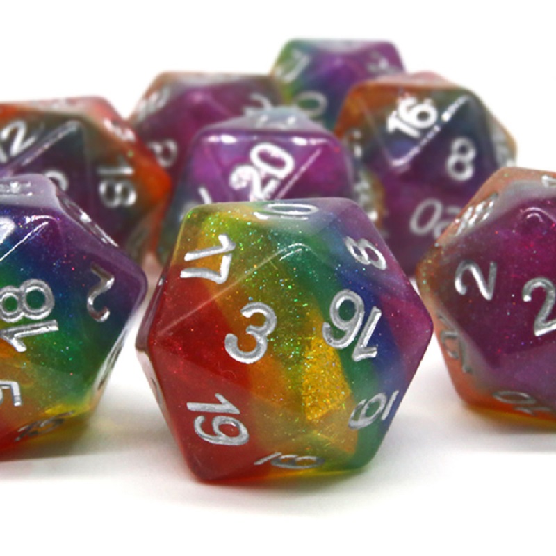7Pcs/Set Polyhedral Rainbow Di – Board Game Pandemic Bewertung und Preis