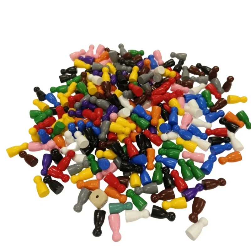 100 Pcs Colorful Wooden Chess  – Board Game Quiz Bewertung und Preis