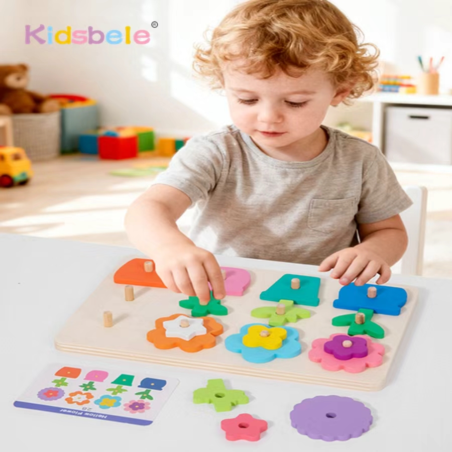 Montessori DIY Wooden Flower P – Board Game Zoo Bewertung und Preis