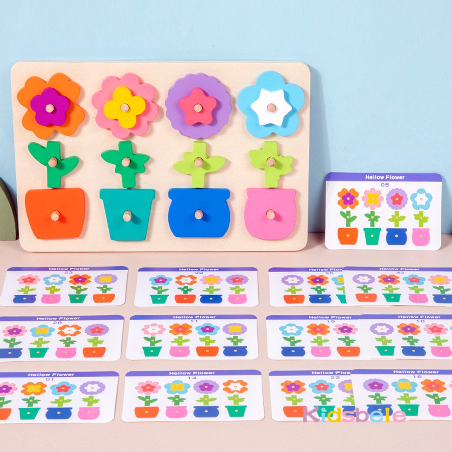 Montessori DIY Wooden Flower P – Board Game Zoo Bewertung und Preis