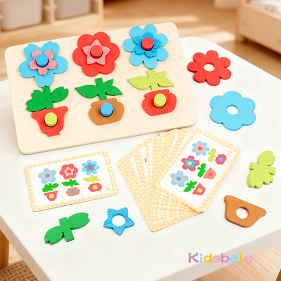 Montessori DIY Wooden Flower P – Board Game Zoo Bewertung und Preis