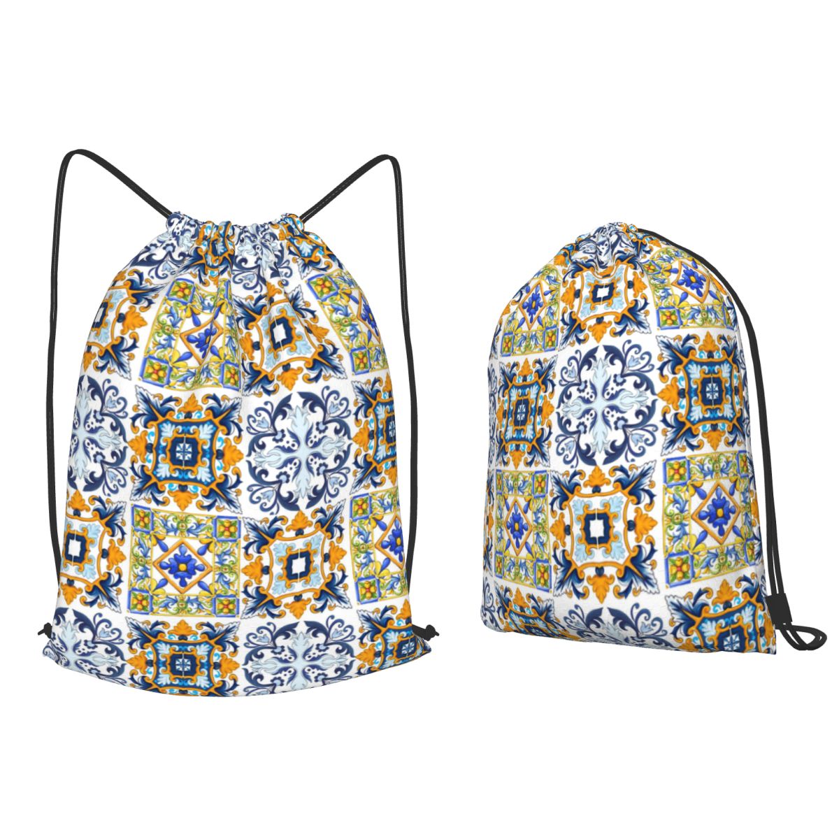 Copy Of Sicilian Tiles,mediter – Tile Bag Drawstring Bewertung und Preis