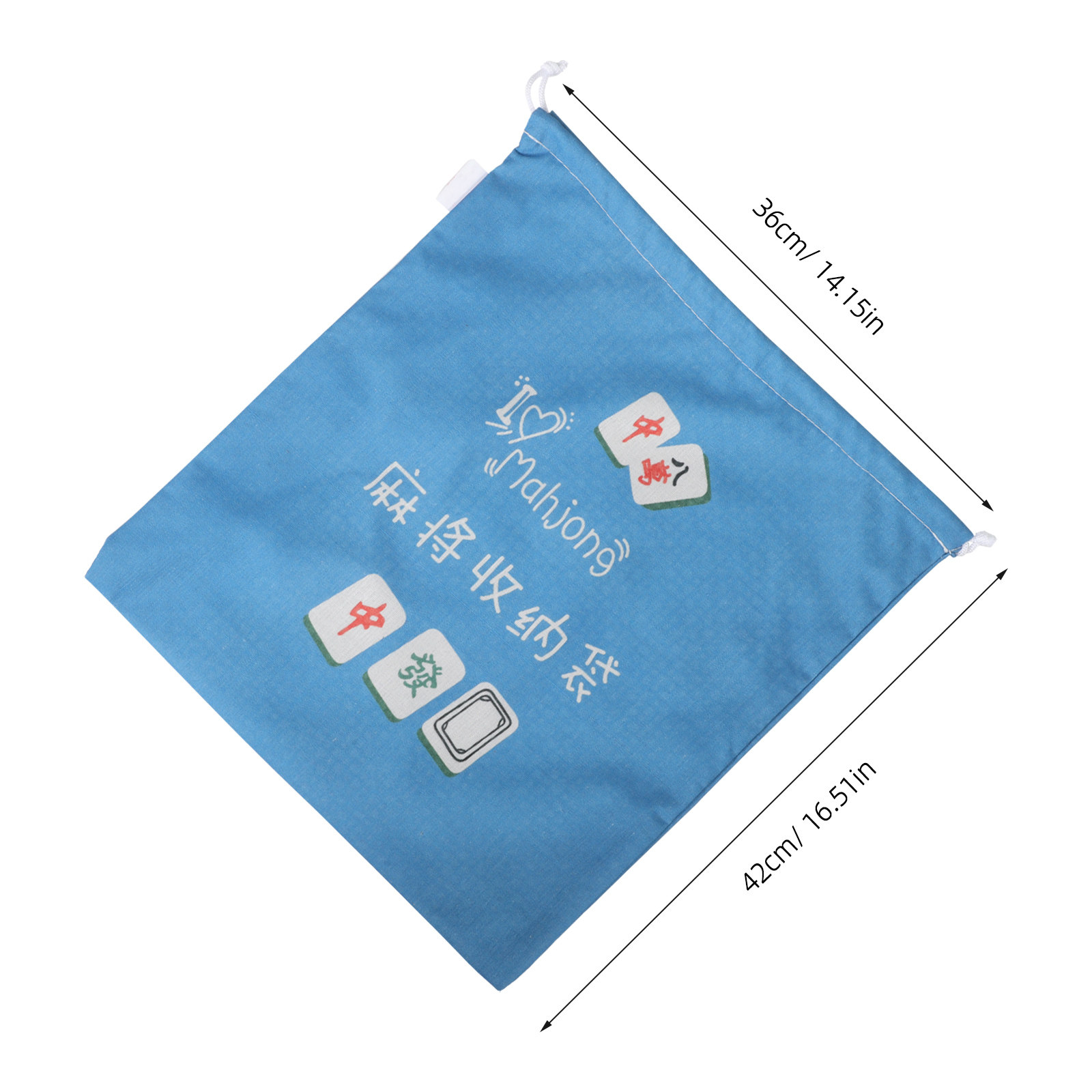 Fabric Mahjong Storage Pouch D – Tile Bag Drawstring Bewertung und Preis