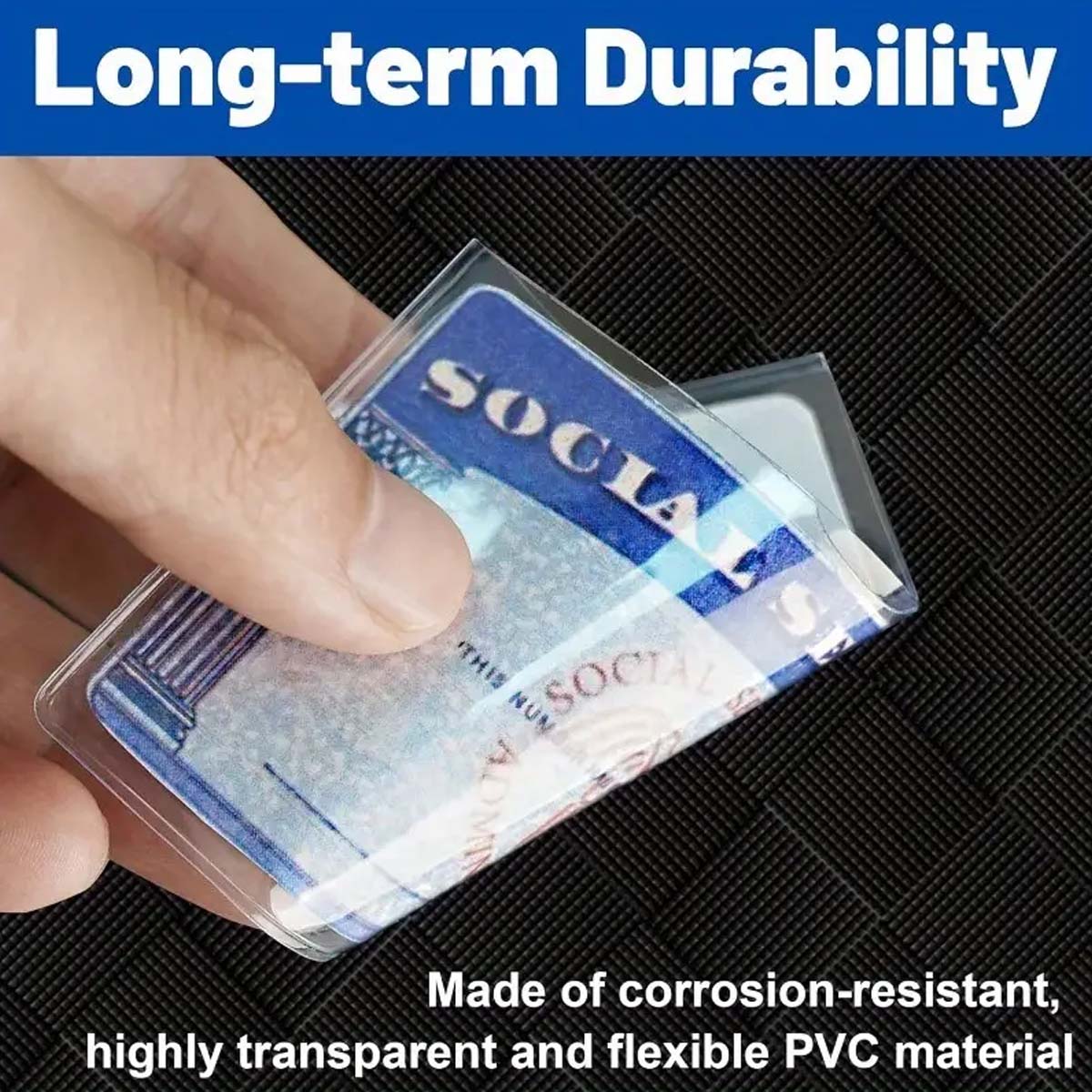 6/12Pcs PVC Social Security Ca – Card Sleeves Protector Bewertung und Preis