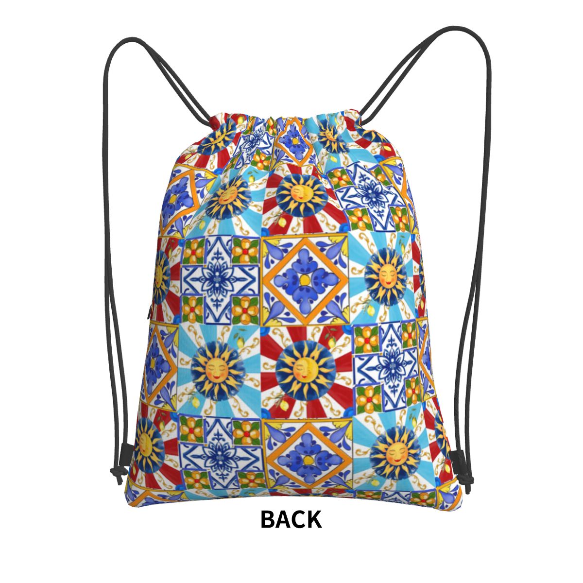 Sicilian Tiles,sun,half Moon,m – Tile Bag Drawstring Bewertung und Preis