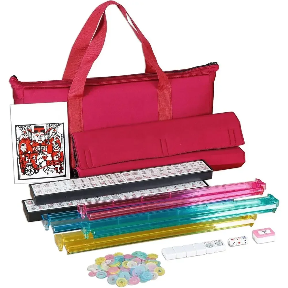 Classic Full-Size Mahjong Set  – Tile Bag Drawstring Bewertung und Preis