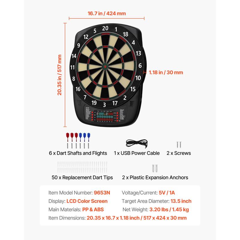Digital Dart Center 13.5 Inch  – Board Game Digital Bewertung und Preis