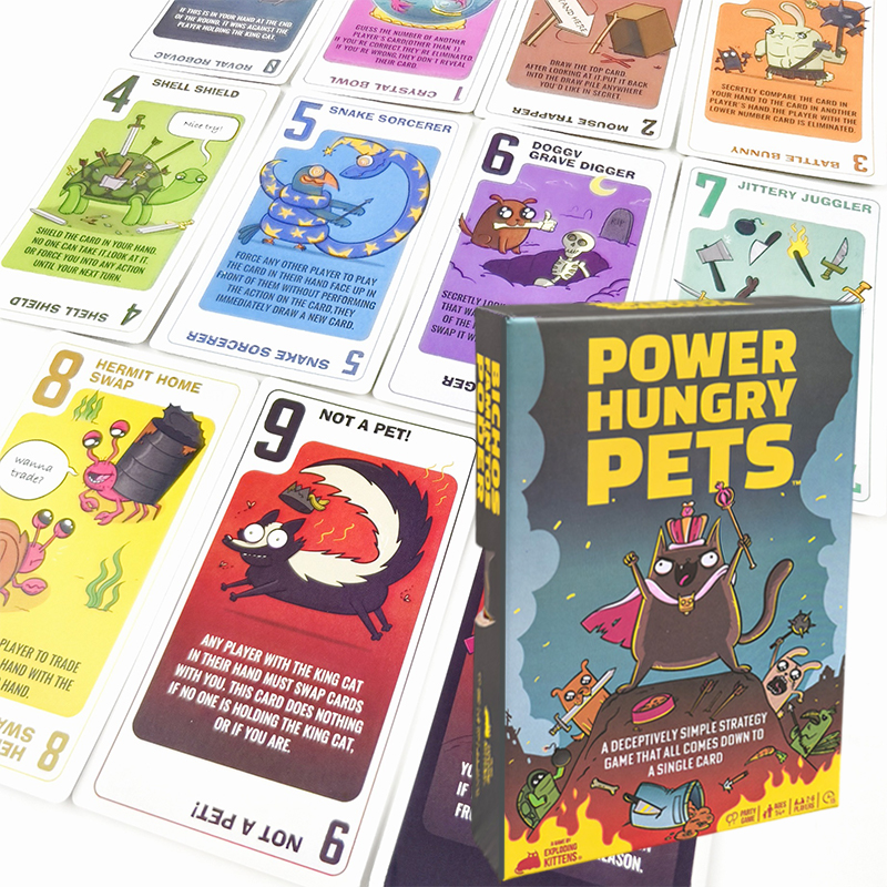Power Hungry Pets Card Game Bo – Board Game Quiz Bewertung und Preis