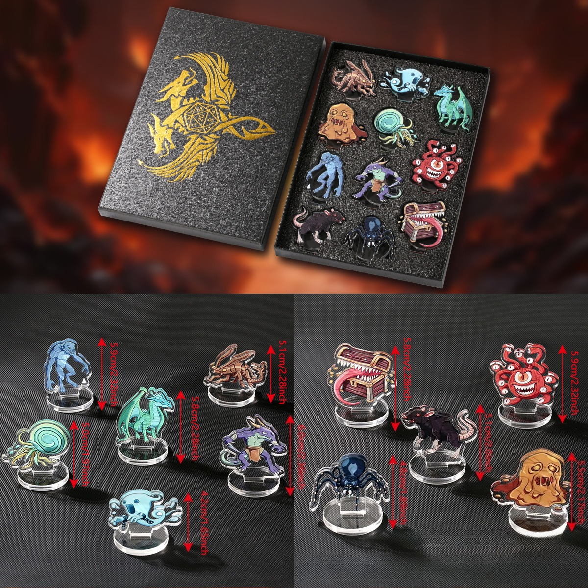 Dungeons & Dragons Acrylic Boa – Board Game Movie Bewertung und Preis
