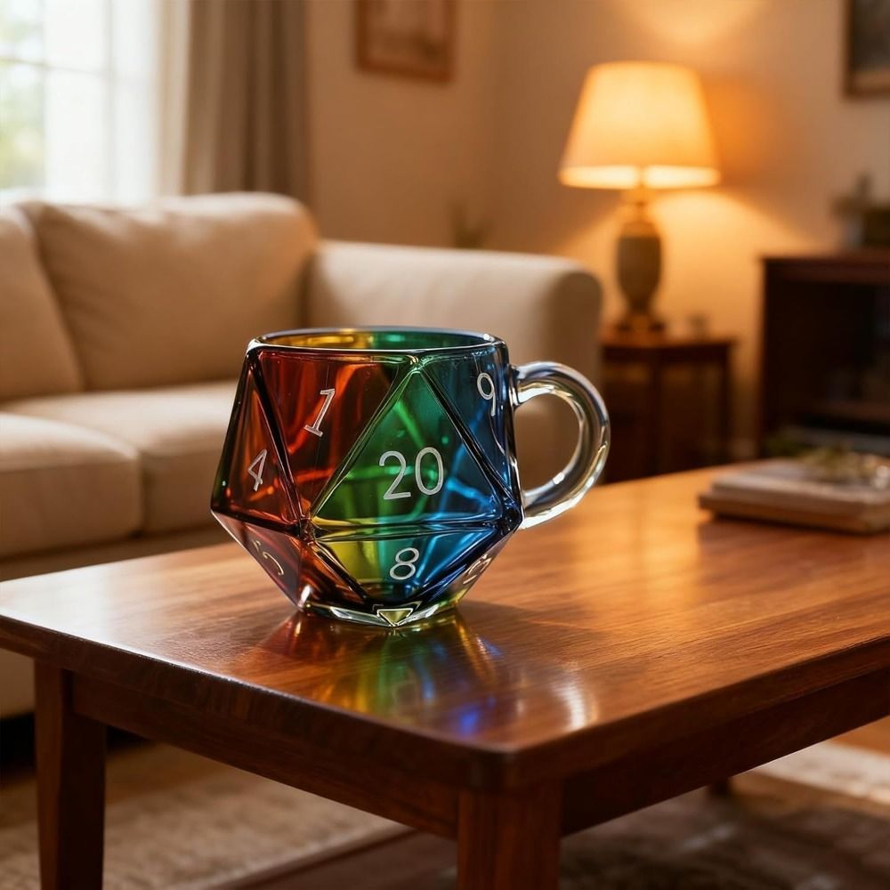 Transparent Glass Rainbow D20  – Board Game Pandemic Bewertung und Preis