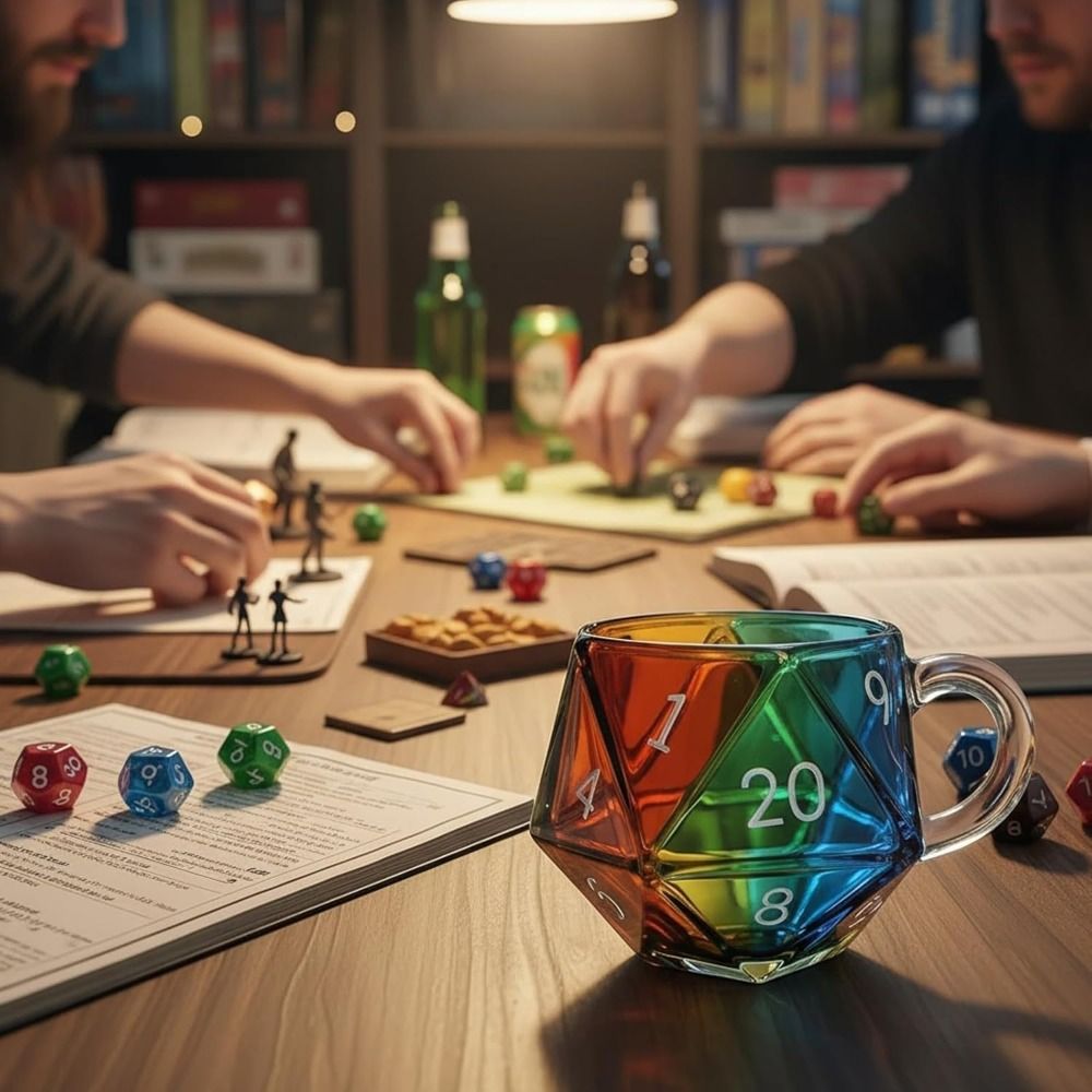 Transparent Glass Rainbow D20  – Board Game Pandemic Bewertung und Preis