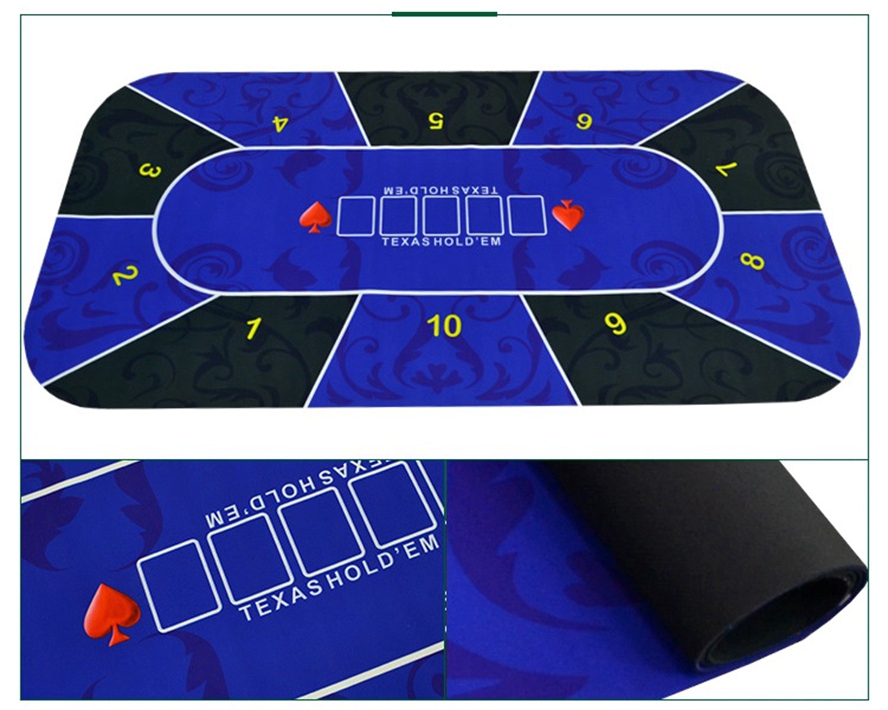 1.2*0.6m Texas Hold'em Poker R – Board Game Digital Bewertung und Preis