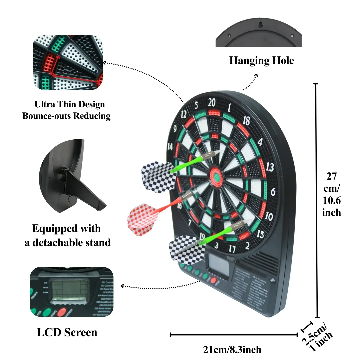 Portable Electronic Dartboard  – Board Game Digital Bewertung und Preis
