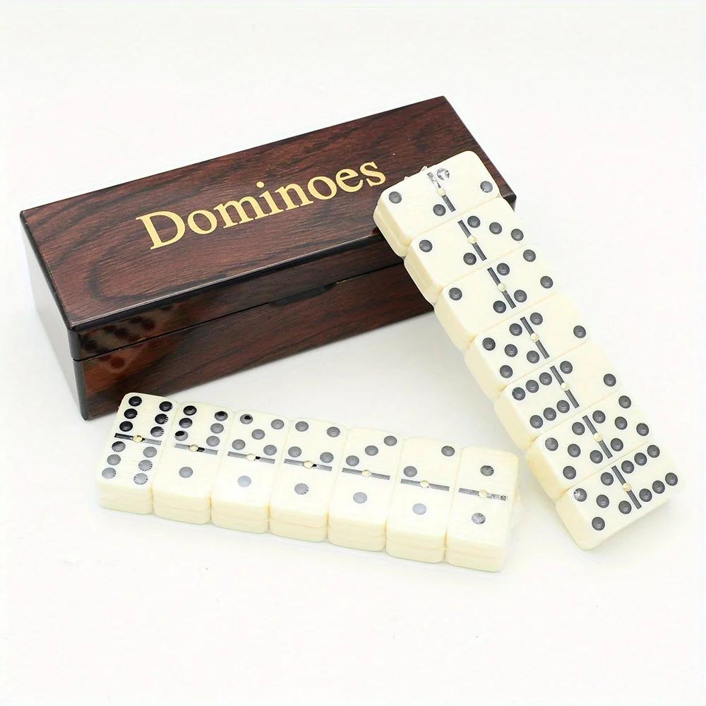 [Wooden Dominoes Game Set] 28p – Board Game Monopoli Bewertung und Preis