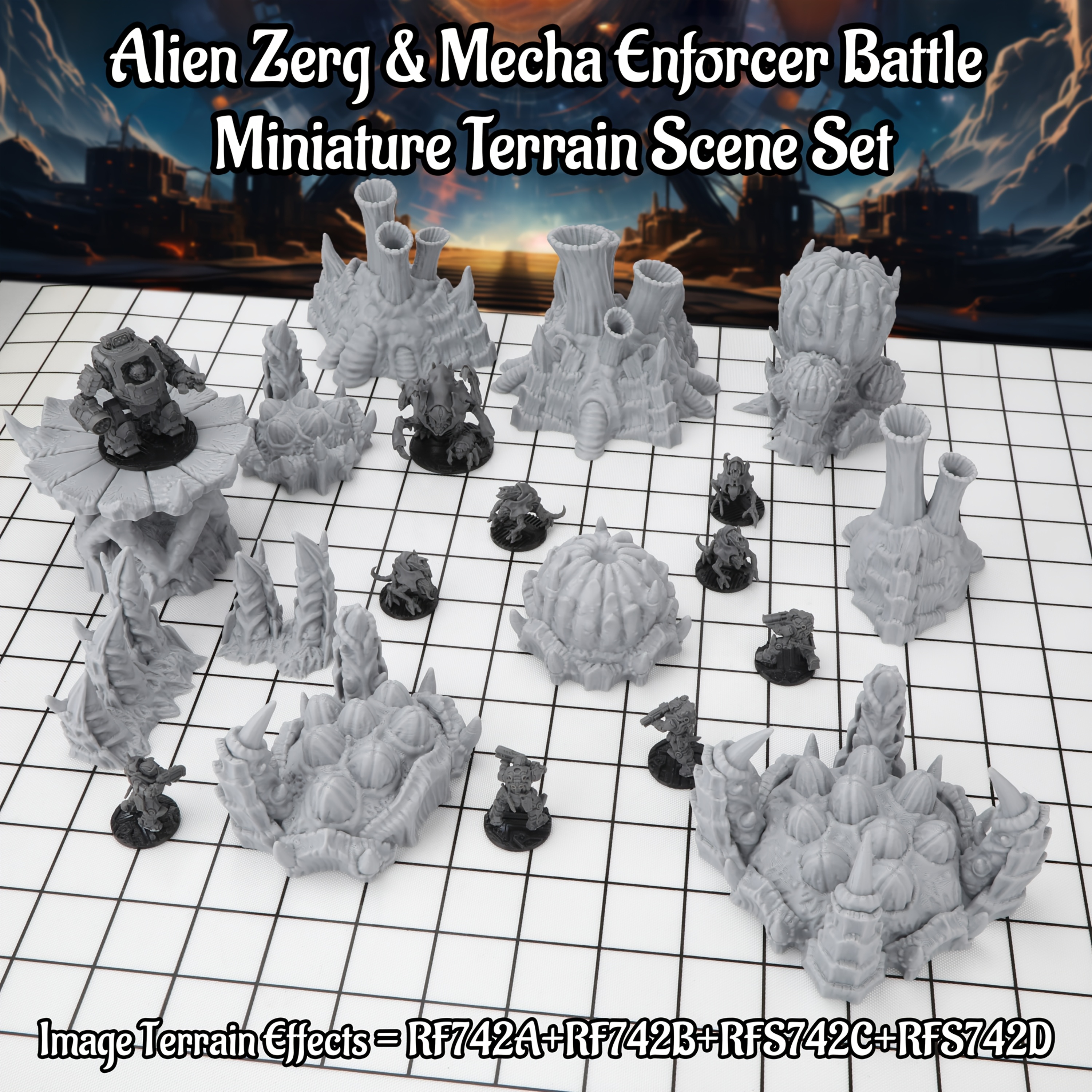 Sci-Fi Alien Miniature Terrain – Board Game Dune Bewertung und Preis