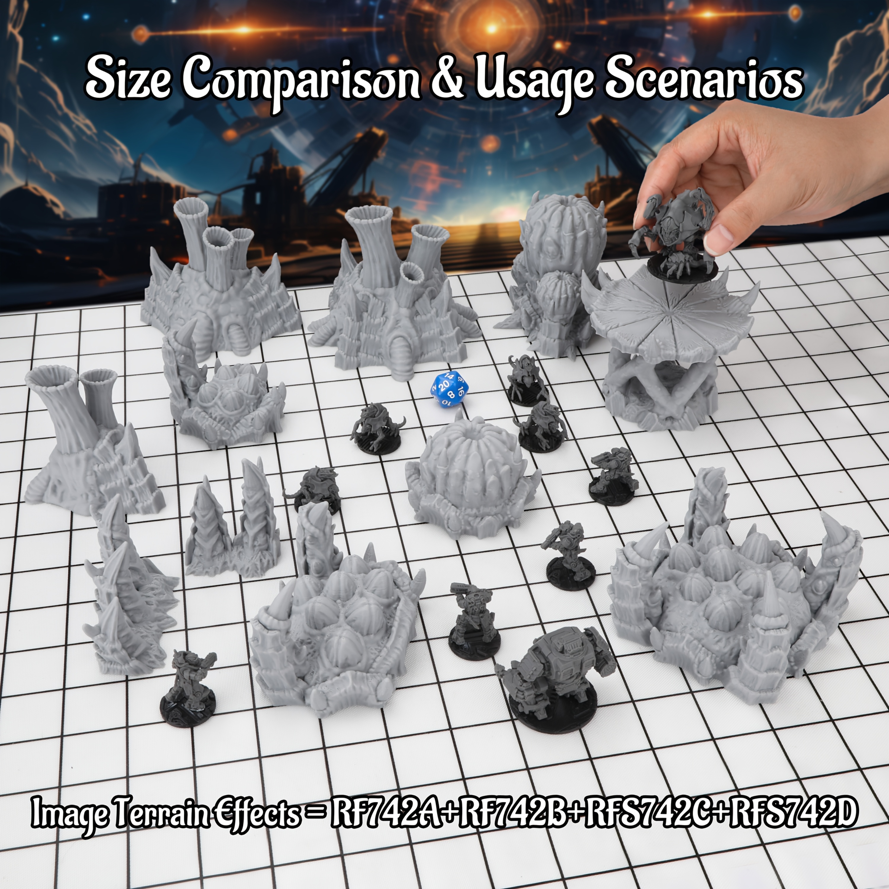 Sci-Fi Alien Miniature Terrain – Board Game Dune Bewertung und Preis