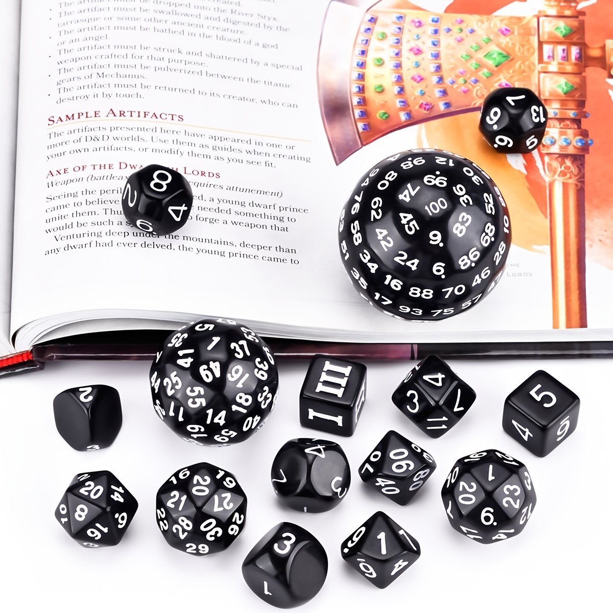 D3-D100 Black Base Polyhedral  – Board Game Pandemic Bewertung und Preis