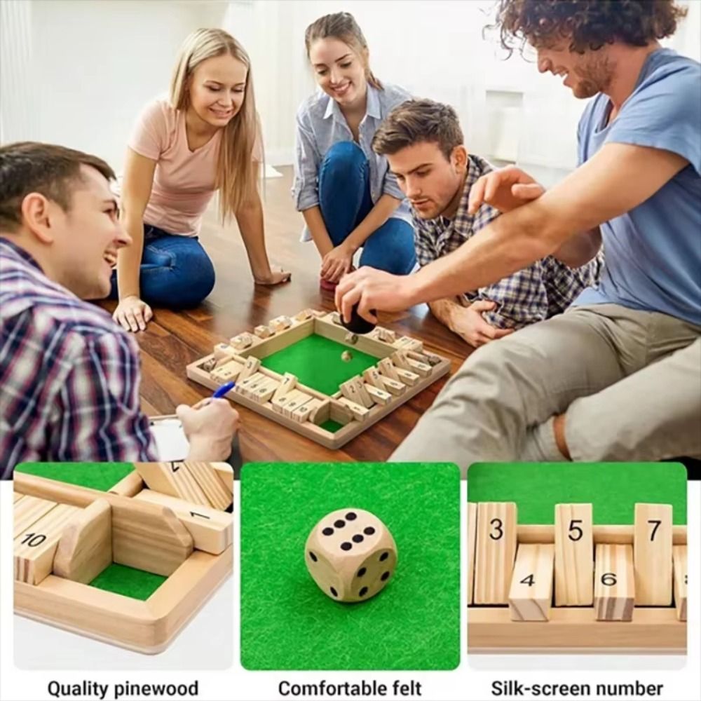 Shut The Box Table Board Game  – Board Game Digital Bewertung und Preis