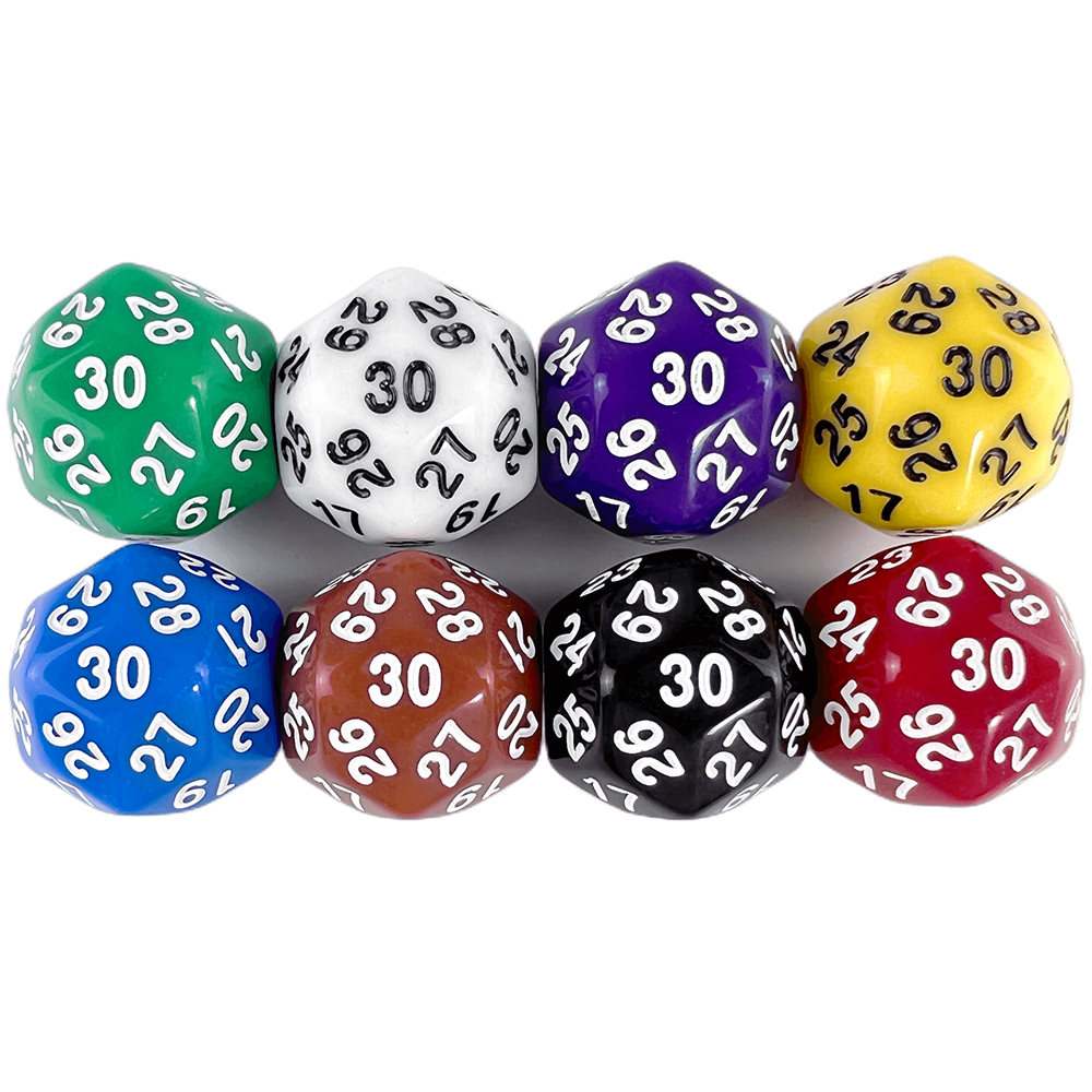 1pc D30 Dice Solid Color Polyh – Board Game Pandemic Bewertung und Preis