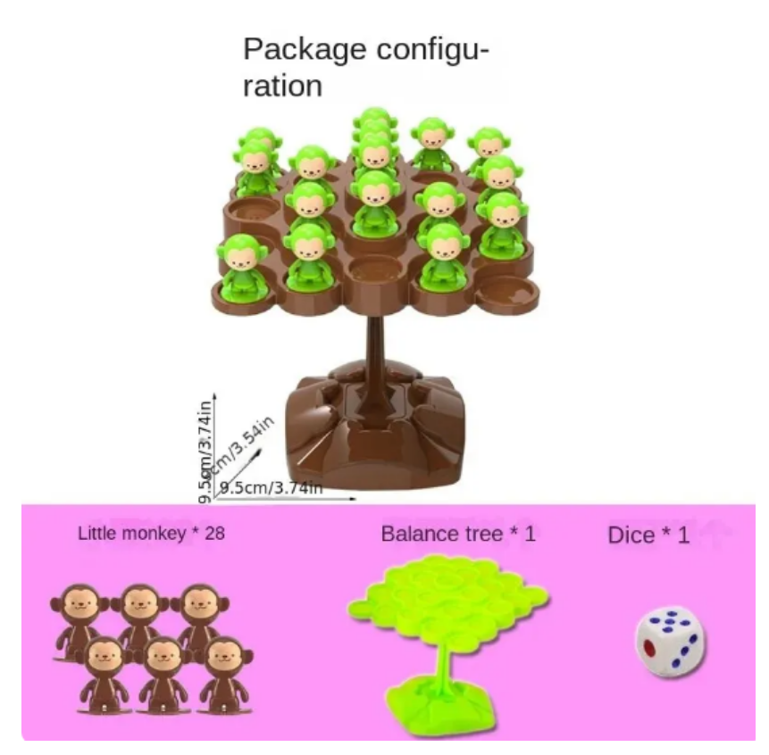 Monkey Balance Tree Focus Bala – Board Game With Questions Bewertung und Preis