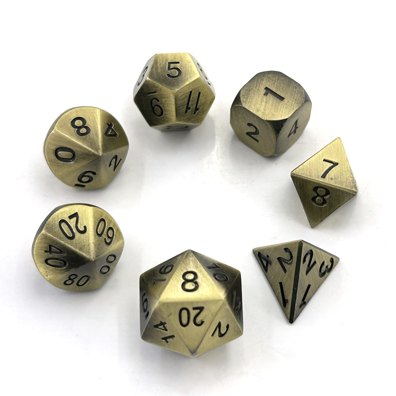 7PCS Metal Polyhedral Dices Se – Board Game Digital Bewertung und Preis