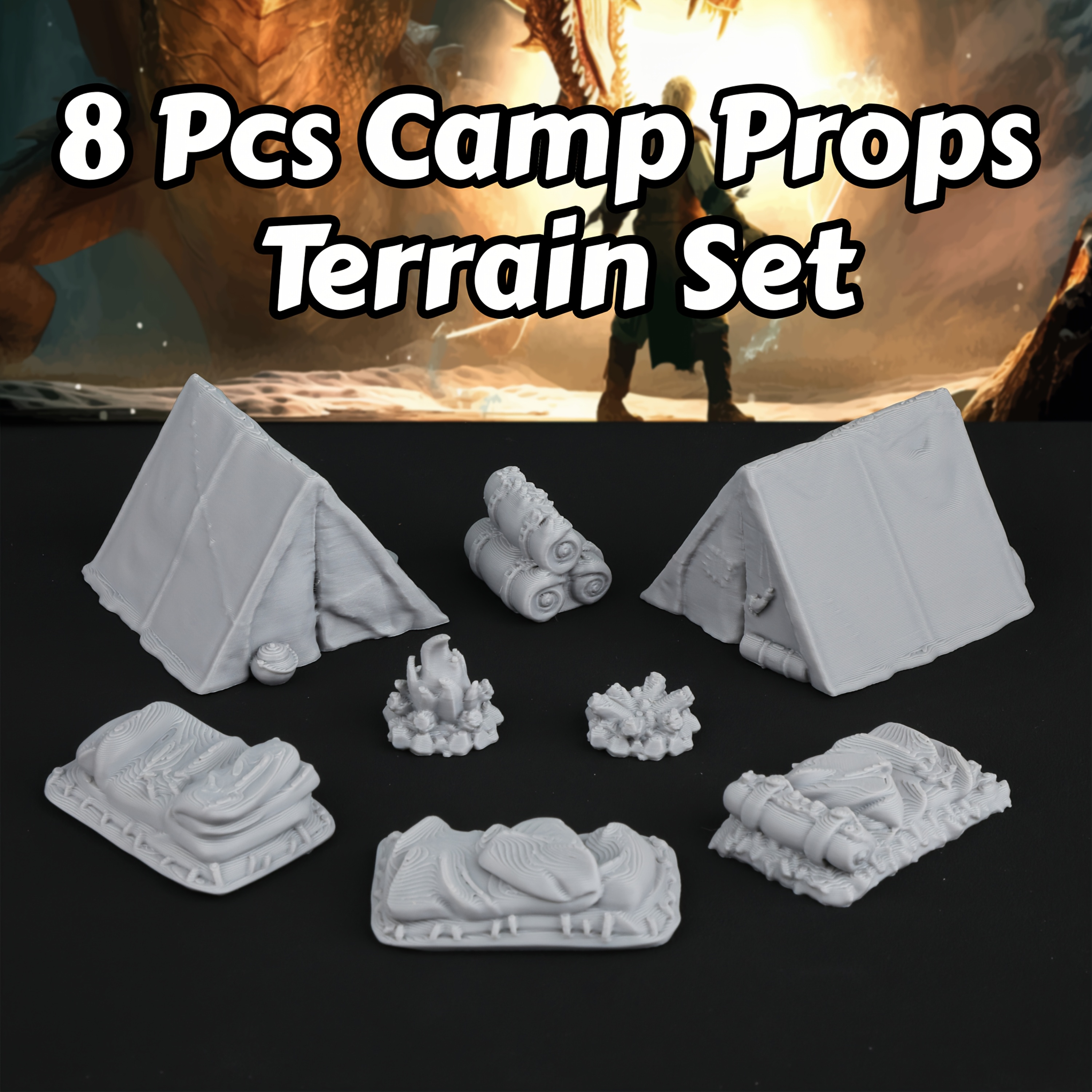 8pcs RPG Adventurer's Camp Min – Board Game Dune Bewertung und Preis