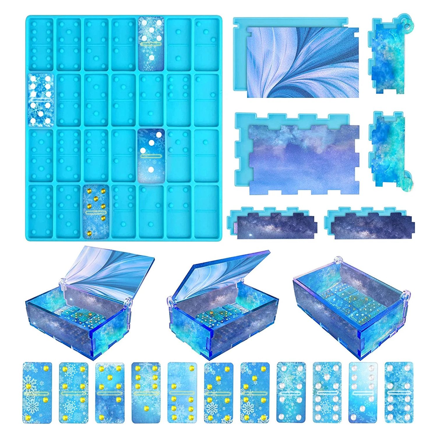 Domino Molds Silicone Epoxy Re – Board Game Monopoli Bewertung und Preis