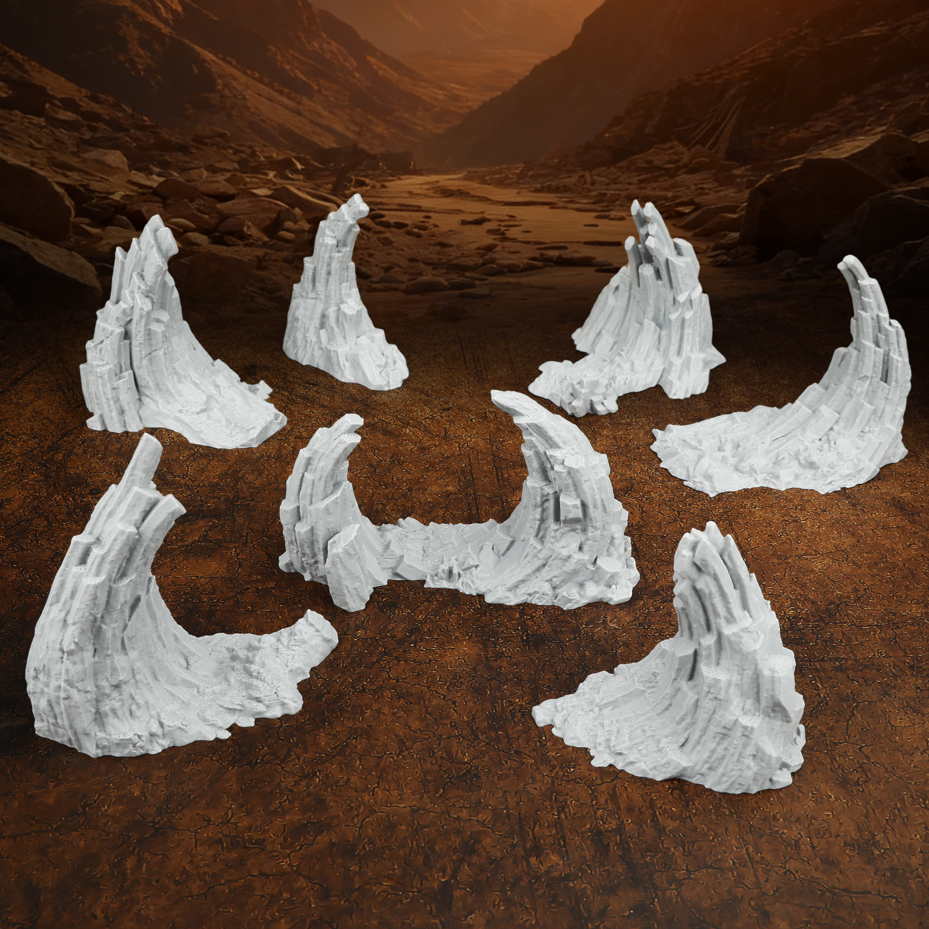 TRPG Rocky Terrain Miniature - – Board Game Dune Bewertung und Preis