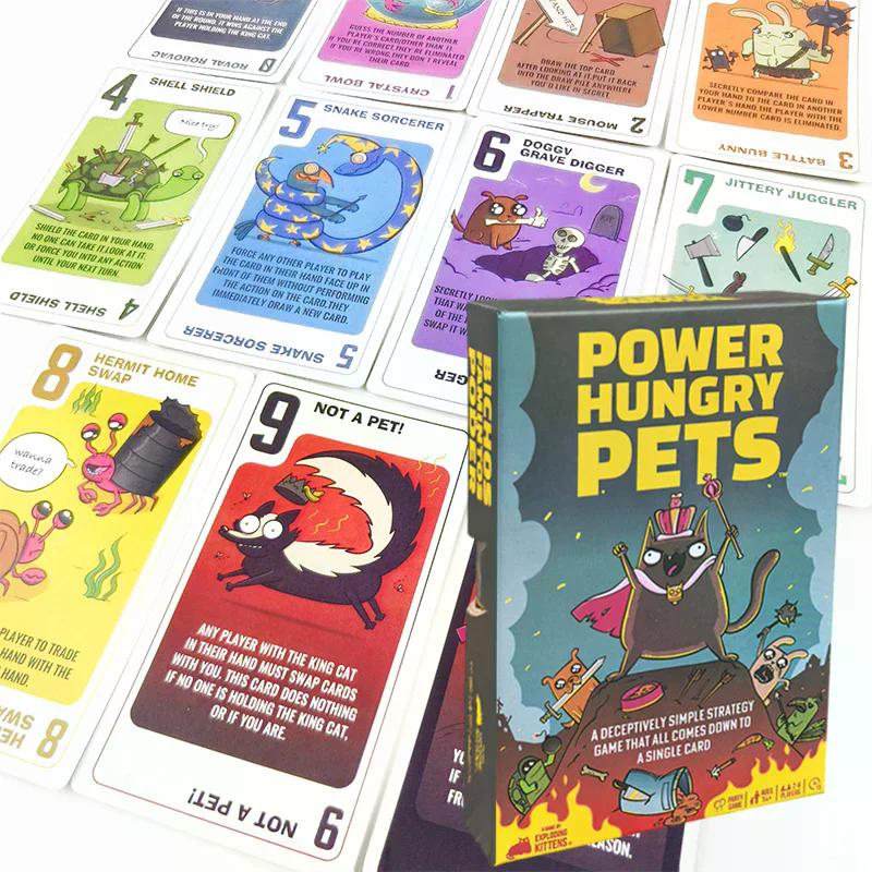 Power Hungry Pets Card Game Fa – Board Game Quiz Bewertung und Preis