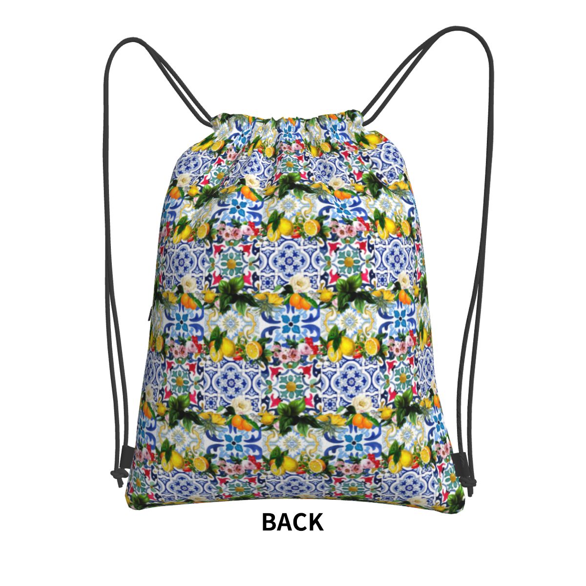 Sicilian Tiles,mediterranean,m – Tile Bag Drawstring Bewertung und Preis