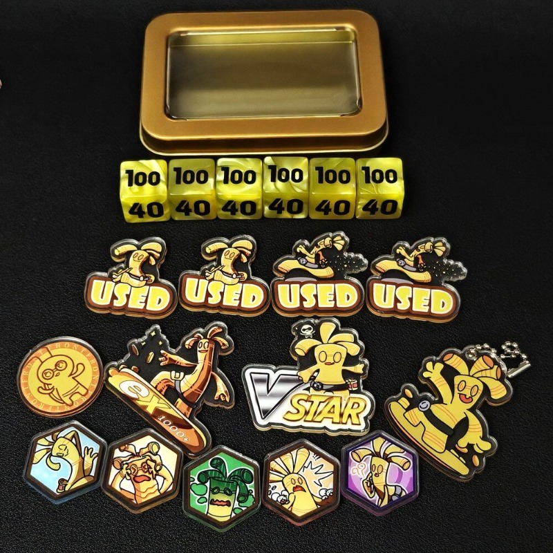 PTCG Gholdengo Theme Acrylic D – Board Game Digital Bewertung und Preis